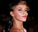 Shy'm, sublime, dans sa robe Franck Sorbier, aux NRJ Music Awards, le 28 janvier 2012 à Cannes