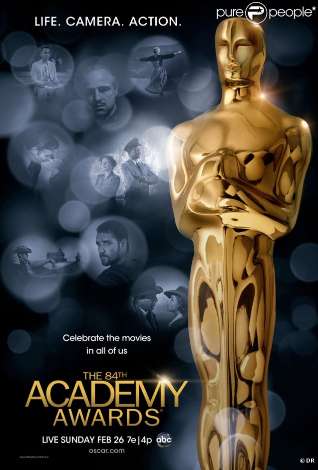 L'affiche des Oscars 2012