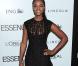 L'actrice Tika Sumpter, habillée d'une robe en dentelle LaQuan Smith, assistait au déjeuner Black Women in Hollywood du magazine Essence. Beverly Hills, le 23 février 2012.