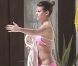 Lea Michel prend un bon bain de soleil mérité lors de ses vacances au Mexique. Février 2012