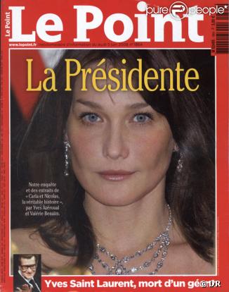 Carla Bruni-Sarkozy Présidente... le début d'une polémique !