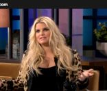 Jessica Simpson sur le plateau du Tonight Show, de Jay Leno, le 12 mars 2012