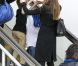 Angelina Jolie embarque de l'aéroport de L.A. avec ses deux filles aînées Zahara et Shiloh, destination Amsterdam le 13 mars 2012
