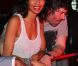 Sonia Rolland et son amoureux Jalil Lespert lors de la soirée Matrix Fitness Party au VIP de Paris. Le 17 mars 2012