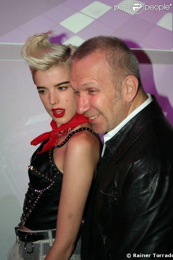 Agyness Deyn et Jean-Paul Gaultier, rois de la soirée de lancement du nouveau parfum Ma Dame