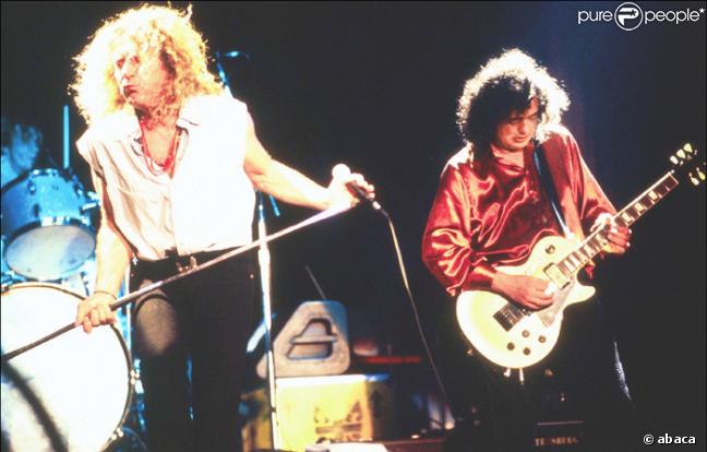 Jimmy Page guitariste du groupe Led Zepplin