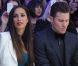 Leona Lewis et son petit ami Dennis Jauch, complètement distrait par son téléphone, assistent au défilé Ariella Couture à Londres. Le 17 avril 2012.