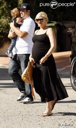Gwen Stefani et ses deux hommes, son fils Kingston et son mari Gavin