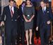 Le prince William et Kate Middleton à l'Imperial War Museum de Londres dans la soirée du 26 avril 2012 pour le lancement d'une campagne de levée de fonds qui serviront à rénover les galeries du musée consacrées à la Première Guerre mondiale dans la perspective du centenaire du conflit en 2014.