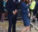 Le prince William et la duchesse Catherine au Goldsmiths Hall le 26 avril 2012 pour une soirée caritative avec des soldats ayant participé en début d'année à la reconstitution de la "course au Pôle Sud" pour le centenaire du duel des explorateurs Scott et Amundsen.
