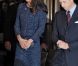 Le prince William et la duchesse Catherine au Goldsmiths Hall le 26 avril 2012 pour une soirée caritative avec des soldats ayant participé en début d'année à la reconstitution de la "course au Pôle Sud" pour le centenaire du duel des explorateurs Scott et Amundsen.