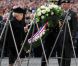 La reine Beatrix, le prince Willem-Alexander et la princesse Maxima des Pays-Bas assistaient le 4 mai 2012 à Amsterdam aux commémorations de la Seconde Guerre mondiale.