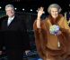 La reine Beatrix des Pays-Bas recevait le 6 mai 2012 la visite officielle du nouveau président allemand Joachim Gauck.