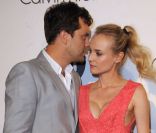 Joshua Jackson et Diane Kruger étaient le couple de la soirée Calvin Klein, organisée à la villa Saint Georges. Cannes, le 17 mai 2012.