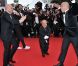 L'équipe des Kaïra Shopping accompagnée d'Eric et Ramzy lors de la montée des marches le 21 mai 2012 dans le cadre du Festival de Cannes lors de la présentation du film d'Alain Resnais Vous n'avez encore rien vu