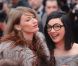 Le duo Brigitte lors de la montée des marches le 21 mai 2012 dans le cadre du Festival de Cannes lors de la présentation du film d'Alain Resnais Vous n'avez encore rien vu