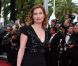 Emmanuelle Devos le 21 mai 2012 lors de la montée des marches pour la présentation du film Vous n'avez encore rien vu dans le cadre du 65ème Festival de Cannes