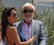 Jean-Paul Belmondo et sa fidèle Barbara Gandolfi au déjeuner organisé par  Paris Match  à l'Eden Roc, au Cap d'Antibes, le 17 mai 2012.