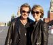 Johnny Hallyday et Laeticia sur la place Rouge de Moscou, le 30 mai 2012.