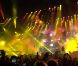 Johnny Hallyday chante  Allumer le feu  au stade de Genève, le 2 juin 2012.