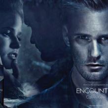 Lara Stone et Alexander Skarsgard posent pour Calvin Klein et son nouveau parfum masculin Encounter.