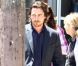 Christian Bale sur le tournage de  Knight of Cups  de Terrence Malick, à Los Angeles le 9 juin 2012.