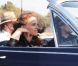 Natalie Portman et Christian Bale sur le tournage de  Knight of Cups  de Terrence Malick, à Los Angeles le 4 juin 2012.