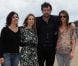 La réalisatrice Cecilia Rouaud, Léa Drucker, Denis Ménochet et Vanessa Paradis lors du photocall du film Je me suis fait tout petit, au festival du film romantique de Cabourg, le 16 juin 2012