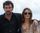 Denis Ménochet et Vanessa Paradis lors du photocall du film Je me suis fait tout petit, au festival du film romantique de Cabourg, le 16 juin 2012