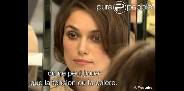 Backstage du spot Chanel Coco Mademoiselle avec Keira Knightley