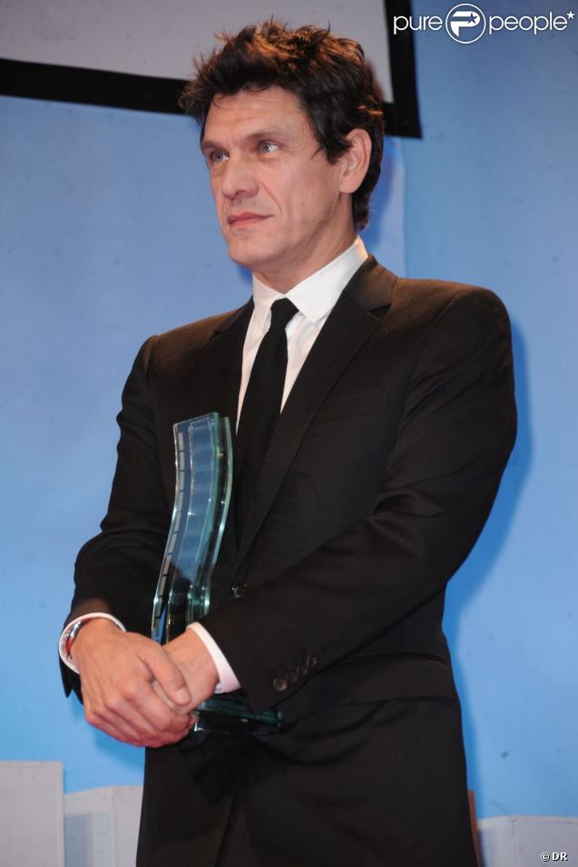 Marc Lavoine au micro de Laurent Argelier sur MFM, juin 2012.