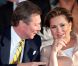 Le grand-duc Henri et la grande-duchesse Maria-Teresa lors de l'aubade de la musique militaire à Luxembourg le 22 juin 2012. La famille grand-ducale de Luxembourg s'est rassemblée pour célébrer avec enthousiasme la fête nationale, les 22 et 23 juin 2012.