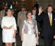 La princesse Alexandra et le couple grand-ducal. La famille grand-ducale de Luxembourg s'est rendue à pied place Guillaume II, à Luxembourg, pour la retraite aux flambeaux et l'aubade de la musique militaire, le 22 juin 2012, à la veille de la Fête nationale.