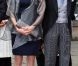 La princesse Tessy et le prince Louis. La famille grand-ducale de Luxembourg s'est rassemblée pour le Te Deum en la cathédrale Notre-Dame et la parade militaire de la Fête nationale, le 23 juin 2012.