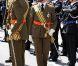 Le grand-duc Henri et le grand-duc héritier Guillaume ont procédé à la revue des troupes. La famille grand-ducale de Luxembourg s'est rassemblée pour le Te Deum en la cathédrale Notre-Dame et la parade militaire de la Fête nationale, le 23 juin 2012.