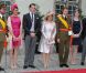 Le prince Guillaume, la princesse Alexandra, le prince Felix, la grande-duchesse Maria-Teresa, le grand-duc Henri, la princesse Tessy et le prince Louis. La famille grand-ducale de Luxembourg s'est rassemblée pour le Te Deum en la cathédrale Notre-Dame et la parade militaire de la Fête nationale, le 23 juin 2012.