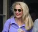 Jerry Hall au mariage de Jade Jagger au Aynhoe Park Hotel à Banbury, le 30 juin 2012.