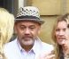Kate Moss et Christian Louboutin au mariage de Jade Jagger au Aynhoe Park Hotel à Banbury, le 30 juin 2012.