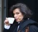 Bianca Jagger au mariage de sa fille Jade Jagger au Aynhoe Park Hotel à Banbury, le 30 juin 2012.