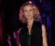 Alexandra Lamy, entièrement vêtue de noir, assiste au défilé haute couture de Zuhair Murad à l'hôtel Westin. Paris, le 4 juillet 2012.