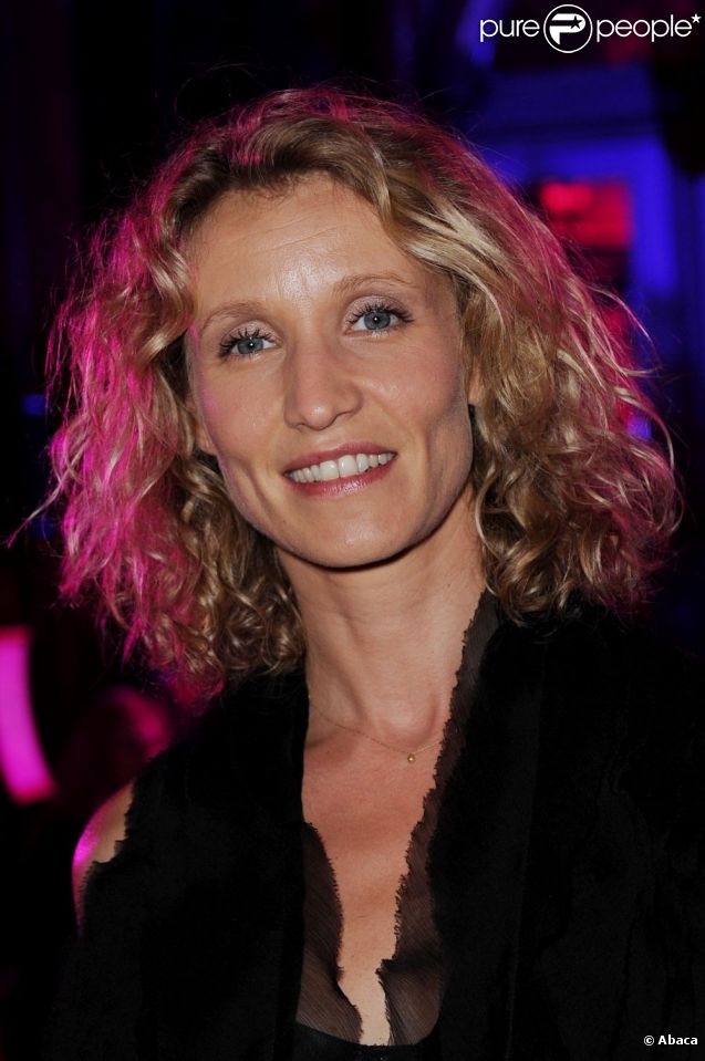 Alexandra Lamy assiste au défilé haute couture de Zuhair Murad à l'hôtel Westin. Paris, le 4 juillet 2012.