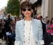 Inès de la Fressange, stylée et pétillante lors du défilé haute couture de Jean Paul Gaultier. Paris, le mercredi 4 juillet 2012.
