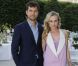 Diane Kruger accompagnée de Joshua Jackson sublime en 3.1 Phillip Lim et sandales Givenchy à la présentation Berluti. Paris, le 29 juin 2012.