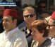 Franck Dubosc lors des obsèques de Mouss Diouf, le 9 juillet 2012