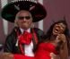 Richard Branson débarque à Cancun le 7 juillet 2012 avec Alexandra Burk pour célébrer l'ouverture d'une nouvelle ligne entre Londres et Cancun