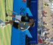 Cyril Hanouna et Fabrice Santoro, lors du tournoi  Classic Tennis Tour , les jeudi 12 et vendredi 13 juillet à St-Tropez.