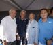 Christian Bimes, Bjorn Borg et Eric Besson, lors du tournoi  Classic Tennis Tour , les jeudi 12 et vendredi 13 juillet à St-Tropez.