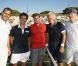 Cédric Pioline, Fabrice Santoro, Bjorn Borg et John McEnroe, lors du tournoi  Classic Tennis Tour , les jeudi 12 et vendredi 13 juillet à St-Tropez.