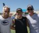 Christian Bimes, Mansour Bahrami, Nagui et David Ginola, lors du tournoi  Classic Tennis Tour , les jeudi 12 et vendredi 13 juillet à St-Tropez.