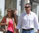  Sofia Vergara et son compagnon Nick Loeb profitent du beau temps à Paris pour flaner rue Saint Honoré le 17 juillet 2012 